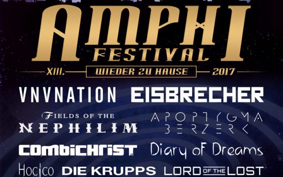 XIII. AMPHI FESTIVAL 2017 22. & 23.07.2017 – KÖLN | TANZBRUNNEN, complete line up