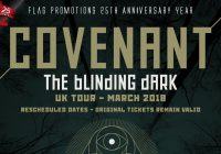 Covenant “The Blinding Dark” UK tour 2018