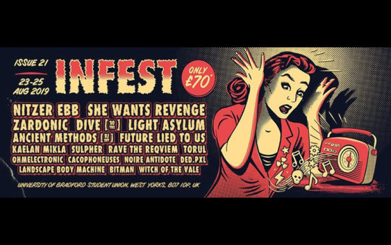 Infest Festival 2019, 23-25 August, Bradford, UK